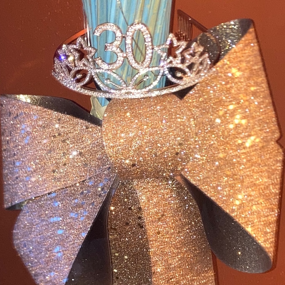 30 Y/O Crown Tiara ( Claw Clip)